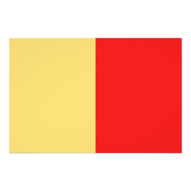 Naples city flag italy symbol napoli photo print (Front)