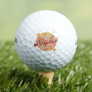 Naples City Florida Retro golfing resort  Golf Balls