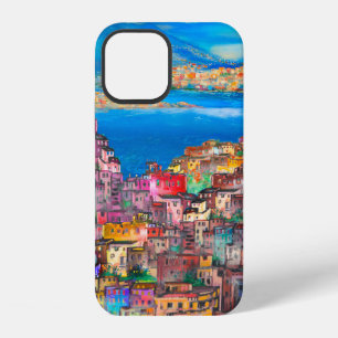 Naples cityscapeart,city,italian,landscape,modern, iPhone 12 case