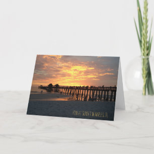 naples fl photograph sunset card