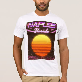 Naples Florida 1980s travel poster T-Shirt