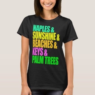 Naples, Florida Beaches, Palm Trees, Sunshine Vaca T-Shirt