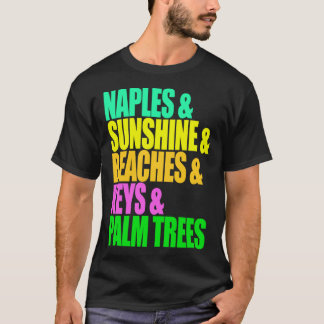 Naples, Florida Beaches, Palm Trees, Sunshine Vaca T-Shirt