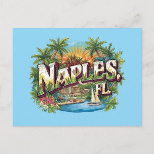 Naples florida dreaming postcard