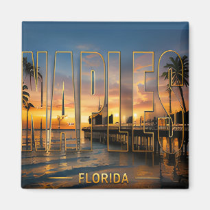 Naples Florida Gulf Coast Travel Vacation Memories Magnet