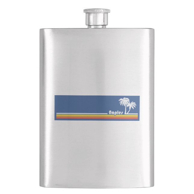 Naples Florida Hip Flask (Front)