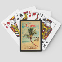 Naples Florida Palm Tree Beach Vintage Travel