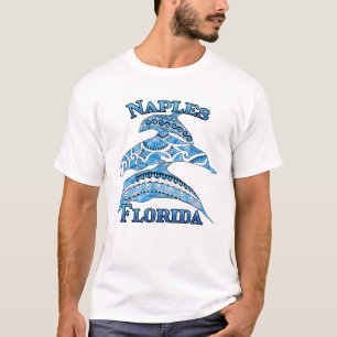 Naples Florida Vacation Tribal Dolphins T-Shirt