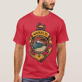 Naples Florida West Coast Beaches Boating Fishing  T-Shirt
