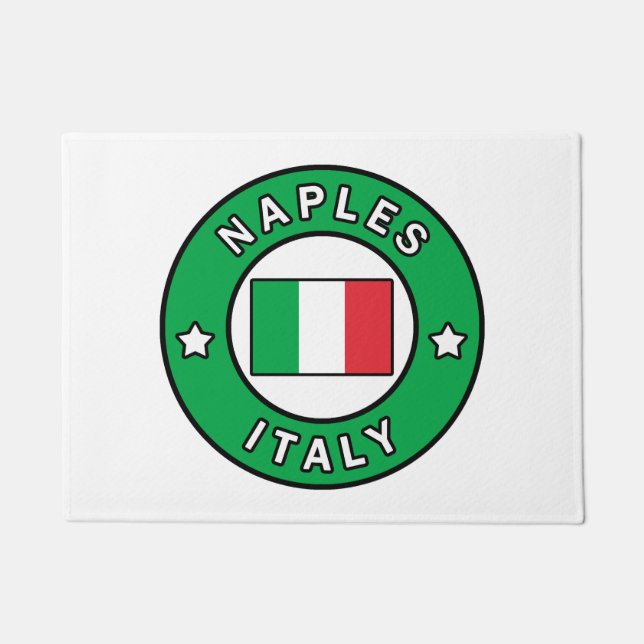 Naples Italy Doormat (Front)