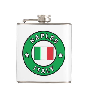 Naples Italy Hip Flask