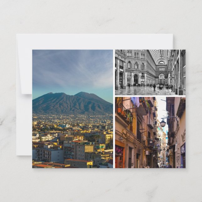 Naples Italy Invitation (Front)