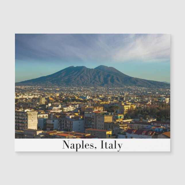 Naples, Italy Magnetic Card (Front)