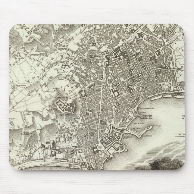 Naples, Italy Mouse Mat (Front)