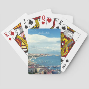 Naples Italy Photo Coastline Playing Cards