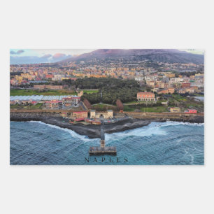 Naples Italy Rectangular Sticker