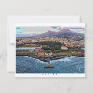 Naples Italy Seasonal Greeting Card