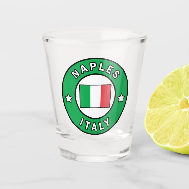 Naples Italy Shot Glass (Front)