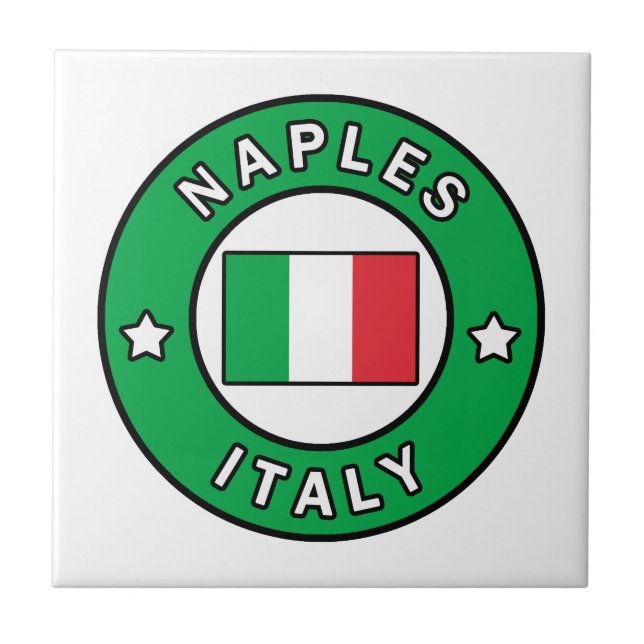 Naples Italy Tile (Front)