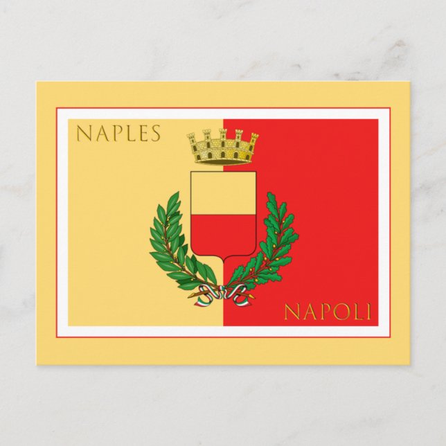 Naples, Napoli, Italy Holiday Postcard (Front)
