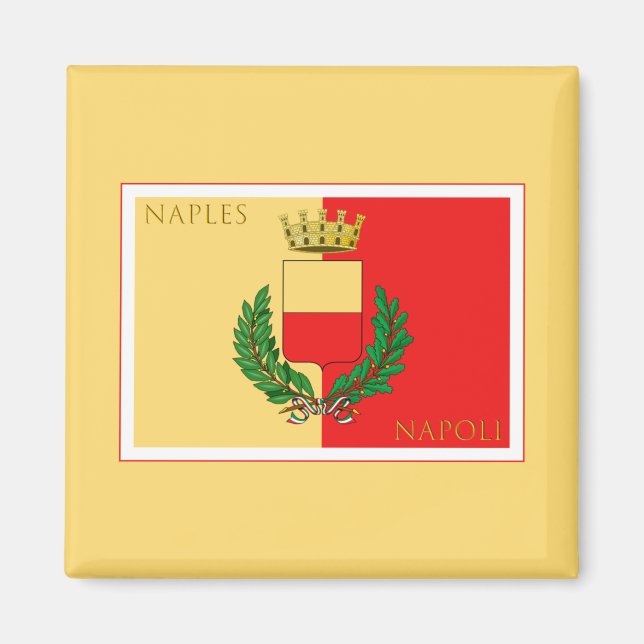 Naples, Napoli, Italy Magnet (Front)