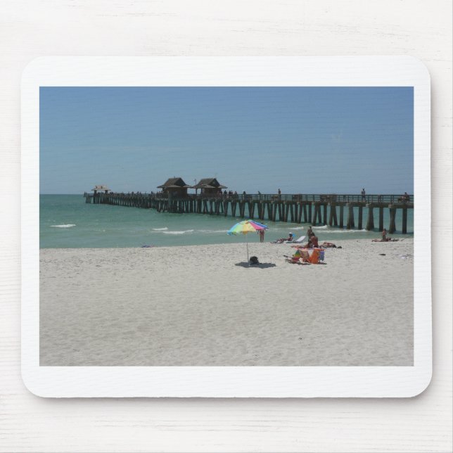 Naples Pier, Naples Florida Mouse Mat (Front)
