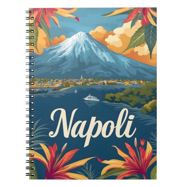 Naples Vesuvius Notebook (Front)