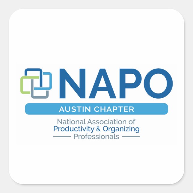 NAPO Austin logo stickers (Front)