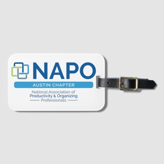 NAPO Austin Luggage Tag (Front Horizontal)