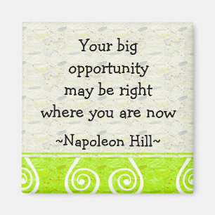 Napolean Hill Quotes (1)- Motivational Magnet