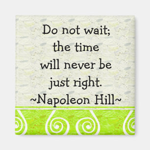 Napolean Hill Quotes(2) - Motivational Magnet