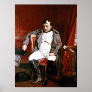 'Napoleon Abdicating Fountainbleu' Poster