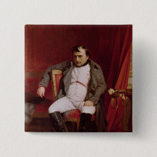 Napoleon  after his Abdication 15 Cm Square Badge