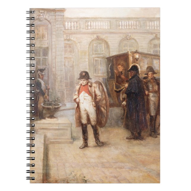 Napoleon after Waterloo (oil on canvas) Notebook (Front)