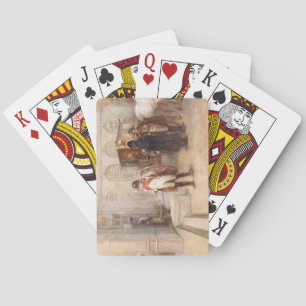 Napoleon after Waterloo (oil on canvas) Playing Cards