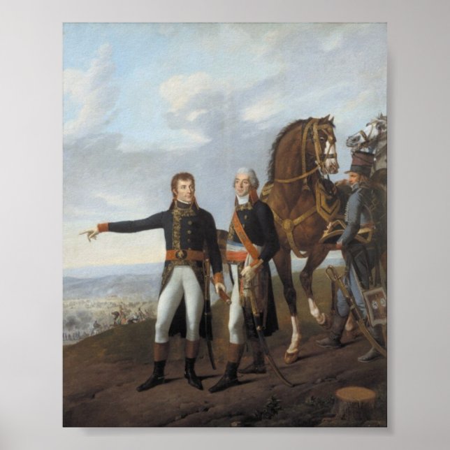 Napoleon and Berthier at Marengo Poster (Front)