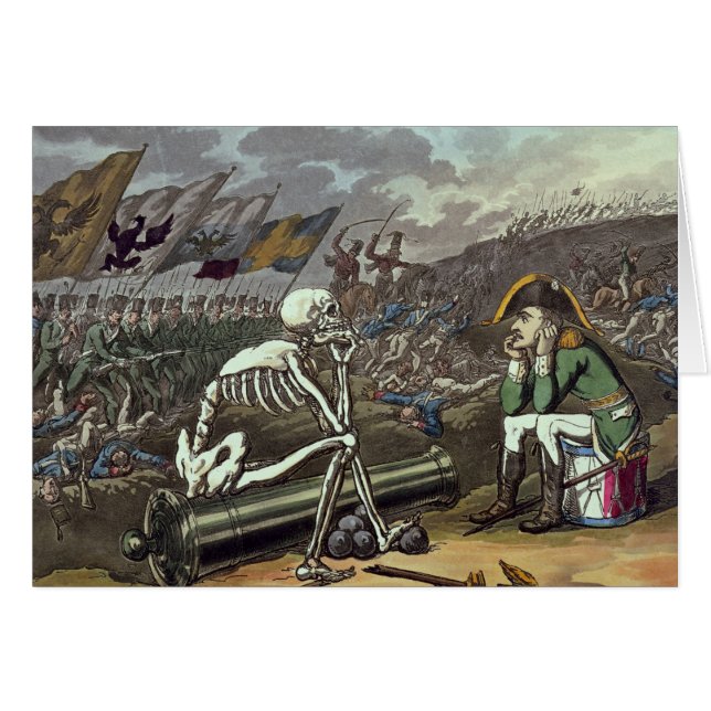 Napoleon and skeleton, 18th (Front Horizontal)
