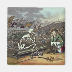 Napoleon and skeleton, 18th magnet