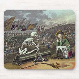 Napoleon and skeleton, 18th mouse mat