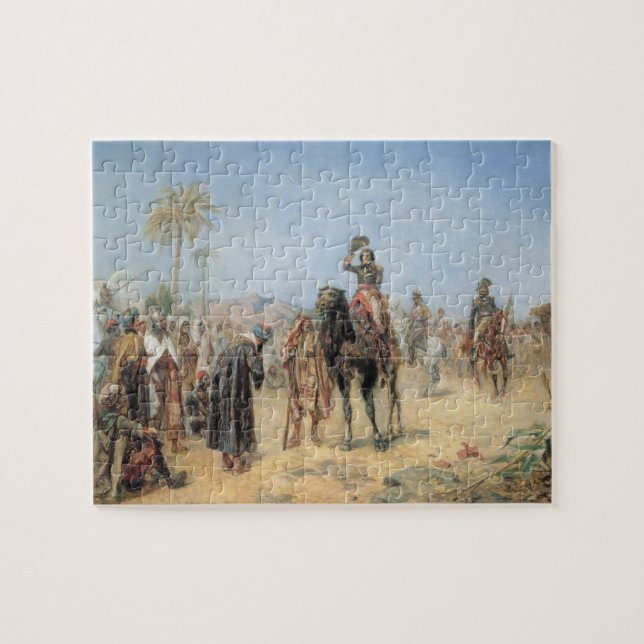 Napoleon Arriving at an Egyptian Oasis (oil on can Jigsaw Puzzle (Horizontal)