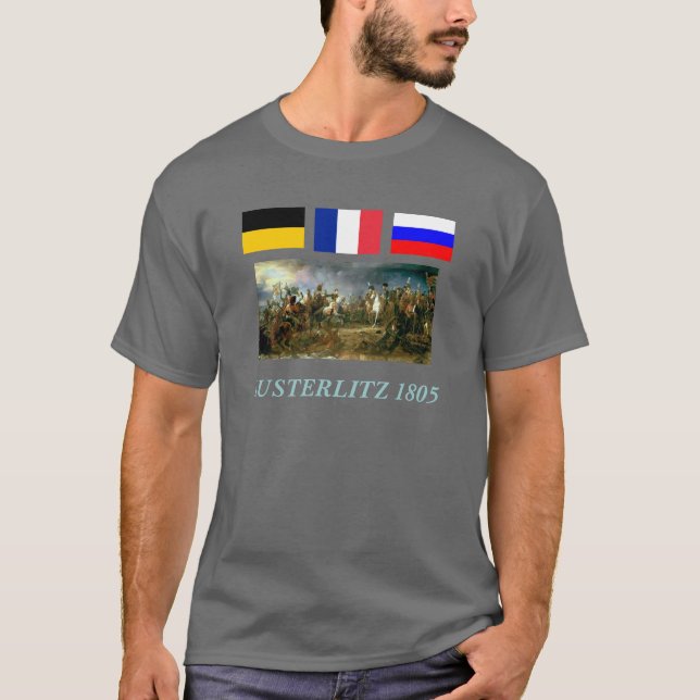 Napoleon at Austerlitz T-Shirt (Front)