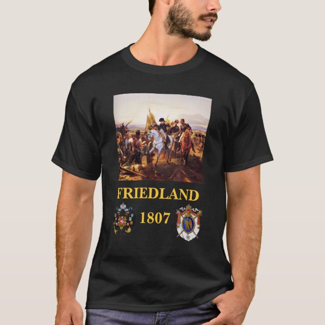 Napoleon at Friedland coat of arms T-Shirt (Front)