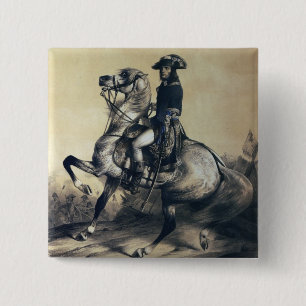 Napoleon Bonaparte 15 Cm Square Badge