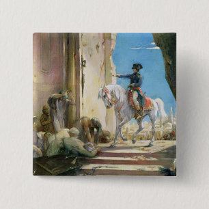 Napoleon Bonaparte 15 Cm Square Badge