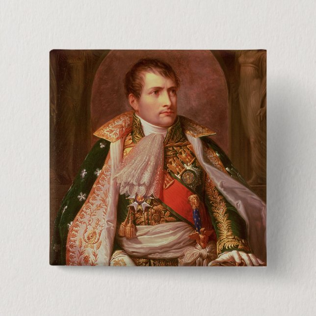 Napoleon Bonaparte (1769-1821), as King of Italy, 15 Cm Square Badge (Front)