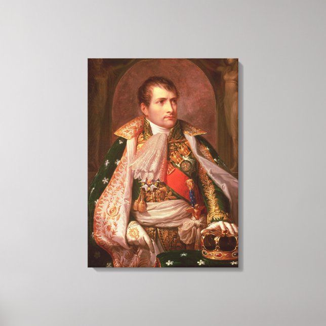 Napoleon Bonaparte (1769-1821), as King of Italy, Canvas Print (Front)