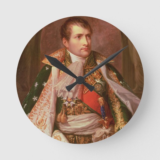 Napoleon Bonaparte (1769-1821), as King of Italy, Round Clock (Front)