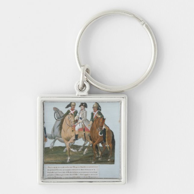 Napoleon Bonaparte  and the Varsovian Sentry Key Ring (Front)