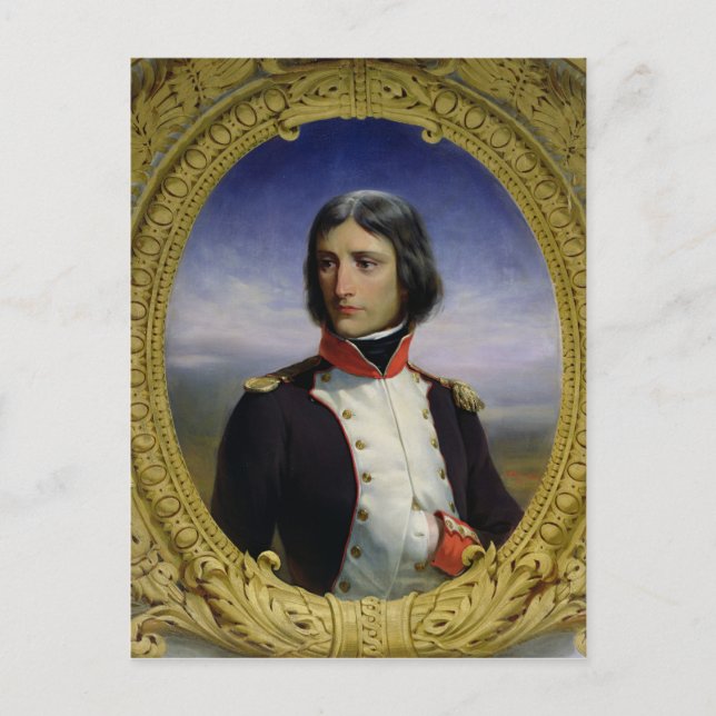 Napoleon Bonaparte as Lieutenant Colonel Postcard (Front)