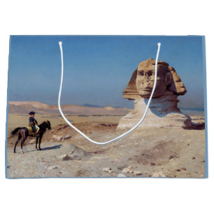 Napoleon Bonaparte Before the Sphinx (by Gérôme) Large Gift Bag